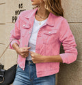 Women's Fashion Lapel Collar Cropped Neckline Jacket 2026 | Trendy Jacket - Black