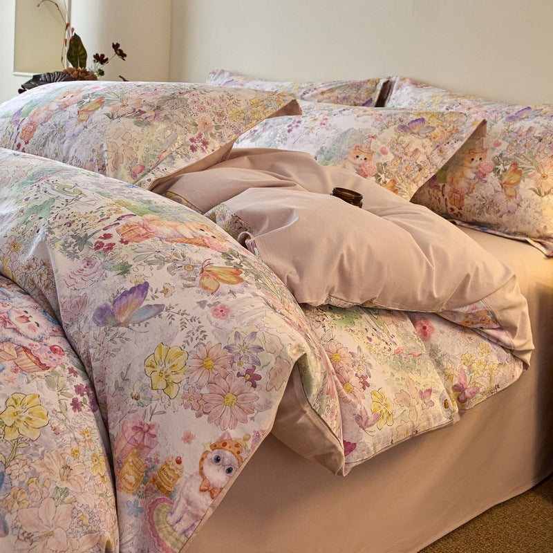 Children's Rhyme Brushed Cotton 4-Piece Bedding Set - view 4
