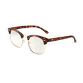 3016 Classic Sunglasses Retro Stud Half-Rim Sunglasses Trendy Fashionable Color Coating Reflective Glasses Aviator Sunglasses