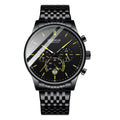 Cypress Reach Eggplant New Multifunction Mens Watch Men Student Korean Ultra Thin Fashionable Quartz Watch TikTok Drop Ship