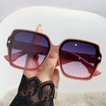 Influencer Women Sunglasses Fashionable Big Frame UV-Proof Sun-Proof Slender Company Machine Sunglasses Street Snap Driving Sunshade Glasses