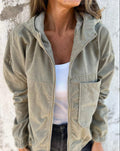 Women's Fall Minimal Jacket 2026 | Trendy Jacket - Blue