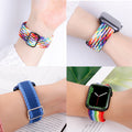 For Apple watch Apple Watch Nylon Adjustable Day Lettering Clasp Woven Band Woven Nylon Band