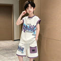 Boys' Sleeveless Sports Shorts 2-Piece Set