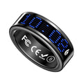 New smart screen display ring heart rate blood oxygen sleep health monitoring sports step counting photo waterproof ring