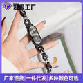 Fits Xiaomi Band 9 Band New 8nfc Version Smart Capable Sports Ceramic White 7 / 6 / 5 Leather Wrist Strap Metal Bracelet