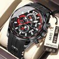 Swiss Brand Sports Mens Watch Waterproof Glow Multifunction Quartz Watch Live Export Bestseller Drop Ship