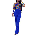 Casual Fashion High Waist Fitted Wide Leg Pants