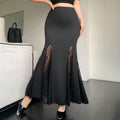 Fashion Sexy Lace High Waist Patchwork Skirt