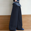 Girls' Crystal Diaper Look Wide-Leg Pants - Straight