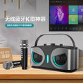 New Owl Bluetooth audio integrated microphone portable karaoke high-power wireless colorful karaoke Bluetooth speaker
