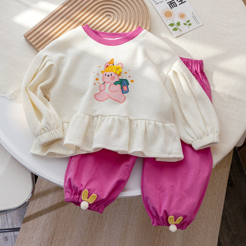 Girls' Sweet Outer Pants - Fall Casual