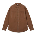 Nengmeng Contrast Topstitch Workwear Shirt