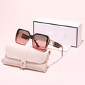 Big Frame Sunglasses Sun-Proof UV-Proof Fashionable Trendy New Import Women Influencer Style Premium Sunglasses