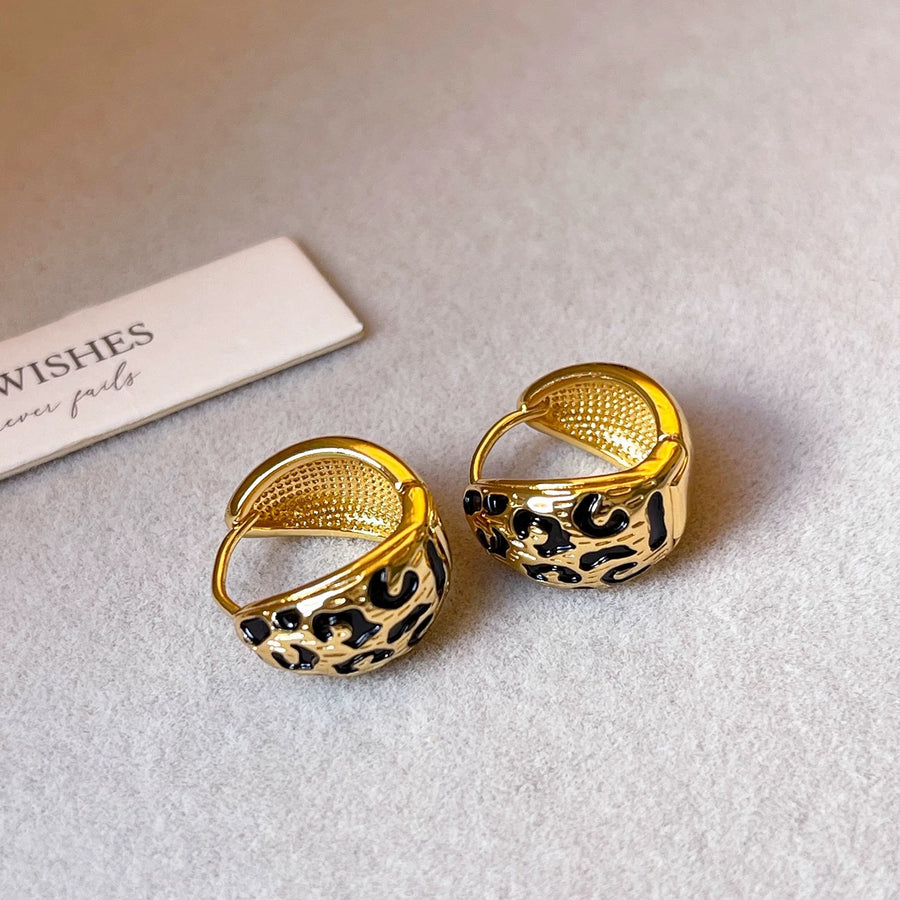 Vintage Tiger's Eye Statement Earrings - view 7