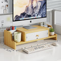 computer stand home study laptop elevated rack desktop computer elevated rack keyboard mouse storage