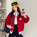 Girls' American Star Contrast Jacket & Cargo Pants Set