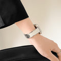 Fits Apple watchs11 Watch Band Niche New s10s9 Watch Chain Women Metal Leather Trim Premium