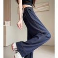 Spring-Summer Retro Slimming Tencel High Waist Drapey Lightweight Loose Pants