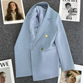 Women's Casual Fashion Petite Loose Jacket 2026 | Trendy Jacket - Black Pants