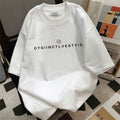 2025 summer youth men's short-sleeved t-shirt trendy casual fashion half-sleeved tops bottoming shir