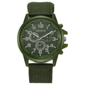 New Import Fashionable Versatile Military Watch Quartz Watch Date Nylon Band Men Elegant Fashion Watch