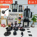 4L 8-in-1 Blender - Large Capacity Stainless Steel, Grind & Juice
