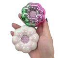 Cushion Comb Head Part Pro Smoothing Hair Brush Flower Shape Mini Cushion Comb Foldable Portable