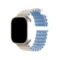 Fits Apple watch Two-Tone Ocean Apple Band Contrast Silicone Apple Watch Band