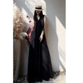 2026 Jacquard Embroidered Long Dress, Plus Size Elegant Loose Fit