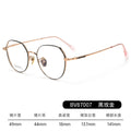 Beesfen BW87007S Retro Polygon Titanium Frame Glasses Frame Bare Face Ultra-Light Prescription Glasses Women Frame Wholesale