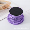 new solar fan cap 180-360° rotation detachable fan accessories usb charging small fan