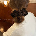 Retro Simple Velvet Large Cord Hair Tie Hair Tie Girls 5 Year New Elastic Band Women Tie Head Hair String Elegant Leather Set