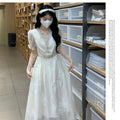 New Chinese Style Embroidered Dress for Women, Retro Fitted Graceful Long Dress