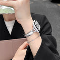 Fits Xiaomi Band 9pro Watch Band Create New Rhinestone Crescent Bangle watch6 Niche Women 8pro Wrist Strap