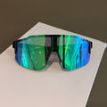 Iridescent Photochromic Sport Sunglasses - Big Frame