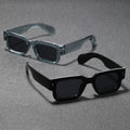 2 Pair Wear Fashionable Square Retro Western ins Sunglasses UV-Proof Sunglasses Versatile Trendy Sunglasses