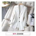 Women's Fall Professional Topstitched Blazer + Top 2026 | Casual Blouse - Black