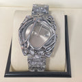 Y2K Year Retro y2k Unique-Shaped Spider Web alabaster Western Premium Unisex Hip-Hop Waterproof Watch