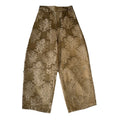 Summer New Chinese Retro Jacquard Loose Elastic Pants