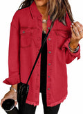 Women's Fall-Winter Hem Shirt + Jacket 2026 | Trendy Jacket - Black