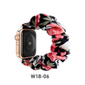 For Halloween Stretch Printed iwatch7 / 8 Band Fabric Large Cord Hair Tie Expand Apple Watch 22mm