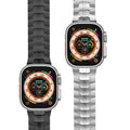 Fits Apple Watch Band Titanium Alloy Metal 3 Bead Iron Man Butterfly Buckle Stainless Band iwatch Band