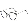Oval Round Prescription Blue-Light Glasses Fashionable Trendy Overseas Bare Face Influencer Finish Item Men Plano Student Style Prescription Sunglasses