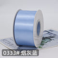 厂家批发5cm双面涤纶色丁带 发饰彩带礼品盒包装丝带服装辅料织带