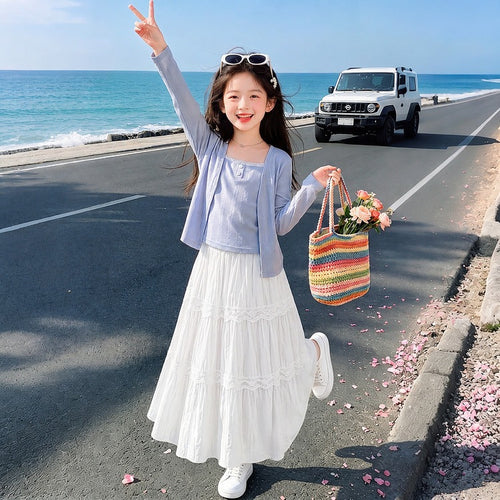 Girls' Vacation Dress Set - Bestseller Summer