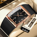 Swiss Brand Ultra Thin Mens Watch Waterproof Date Mesh Band Formal Watch Live Export Bestseller Drop Ship