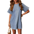 Casual Fashion Short Sleeve Loose Dress