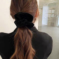 Retro Simple Velvet Large Cord Hair Tie Hair Tie Girls 5 Year New Elastic Band Women Tie Head Hair String Elegant Leather Set