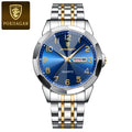 Swiss Brand Mens Watch Luxury Waterproof Pair Date New Quartz Watch Live Export Bestseller Drop Ship